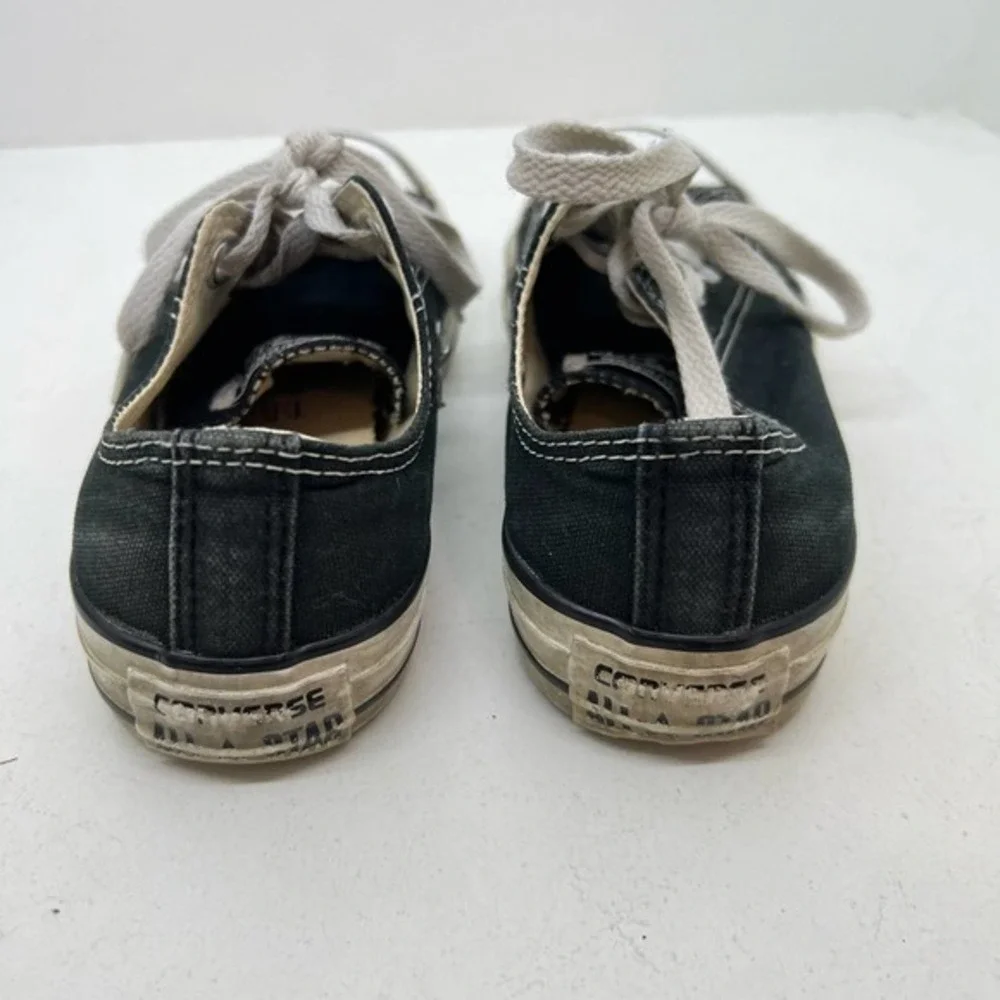 Converse M9166: Chuck Taylor All Star Unisex Ox Low Top Black Sneakers women 6